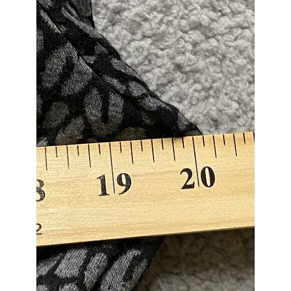 Women’s  MARISA CHRISTINA Animal Print Jacket Blazer Coat Large Black Gray - Picture 5 of 8